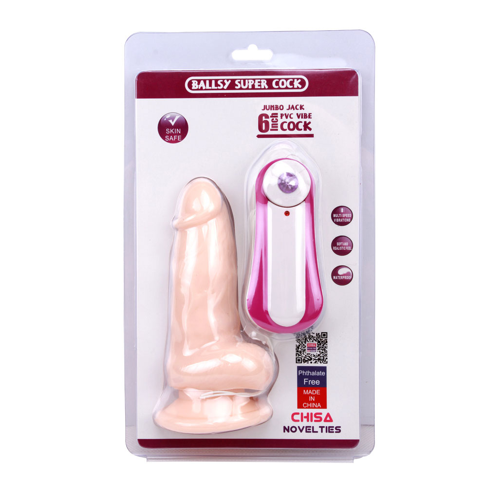 JUMBO JACK 6 Δονούμενο Dildo